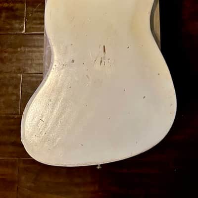 Dandee Possum "Texas Master" Guitar - Circa 2015, Road Worn Olympic White image 2