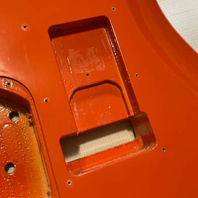 2010's Kramer Pacer Vintage Series Bengal Tiger Stripe Guitar Body Floyd Ready image 16