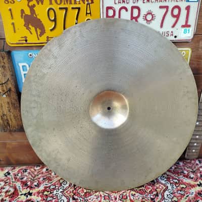 PAISTE Formula 602 24" Ride, Pre Serial (1960s) Vintage. image 3