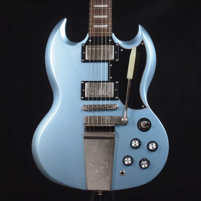 Epiphone Limited Edition SG Custom with Maestro Vibrola TV Pelham Blue 2013 image 2