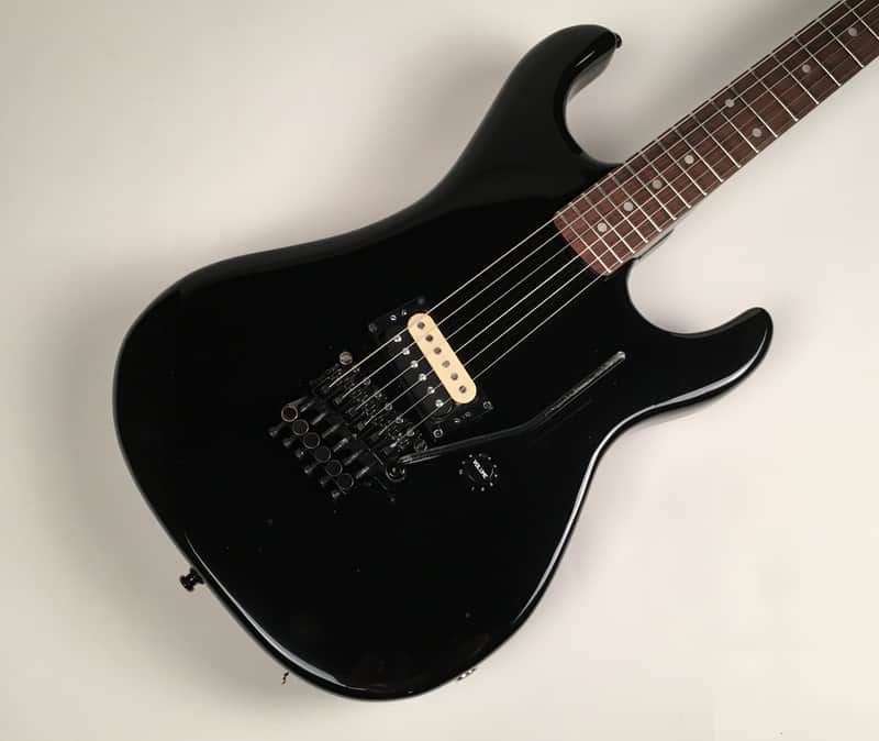 1983 Kramer Baretta Holy Grail in Black with Matching Headstock with OHSC image 1