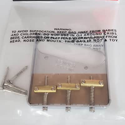 Fender 3 Saddle American Vintage Tele Bridge image 2