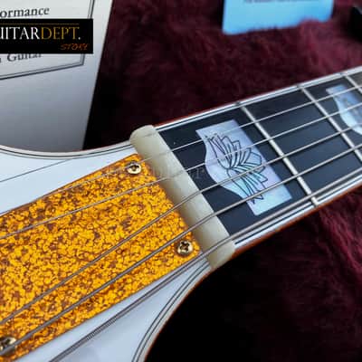 ♚TIMEWARP♚07 GRETSCH G-6136 DS WHITE FALCON♚Dynasonics♚Mother Pearl BLOCKS♚2.75" Body Depth ! image 8