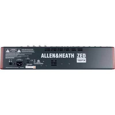 ALLEN & HEATH ZED-16FX USB avec effets - 10 in mono, 3 stéréo, 4 AUX image 3