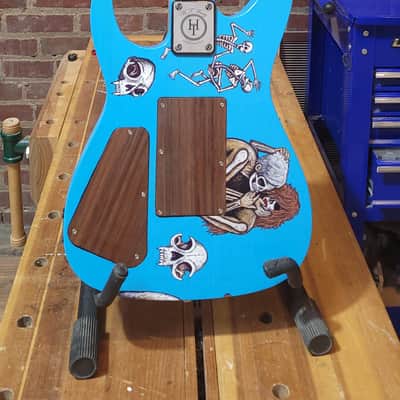 H. T. Wentz Luthiers Der Todesking 2024 - Hand Painted Nitrocellulous image 6