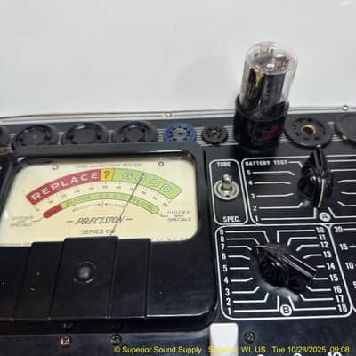 GE 6SN7GTB Preamp Tube 1950s USA - Tested image 5