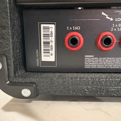 Limited Edition Marshall Studio Classic SC20H JCM 800 20-Watt Guitar Amp Head - Stealth Black - Legendary Tones Caswell 1987 Mod - Monster Mogami Cables image 8