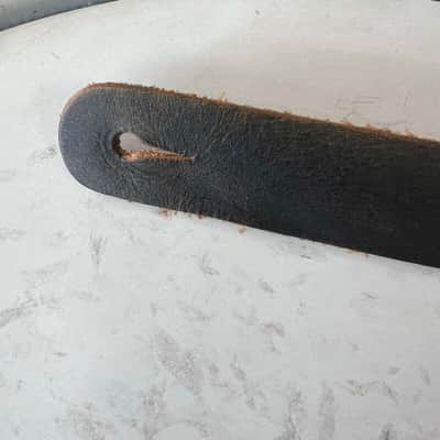 "AS" Leather Guitar Strap used image 14