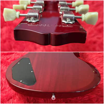 2008 Tokai SG155 Premium Series SG Standard - Cherry Lacquer - 1 Piece Honduras Mahogany Body - Original Case - Made In Japan MIJ image 17