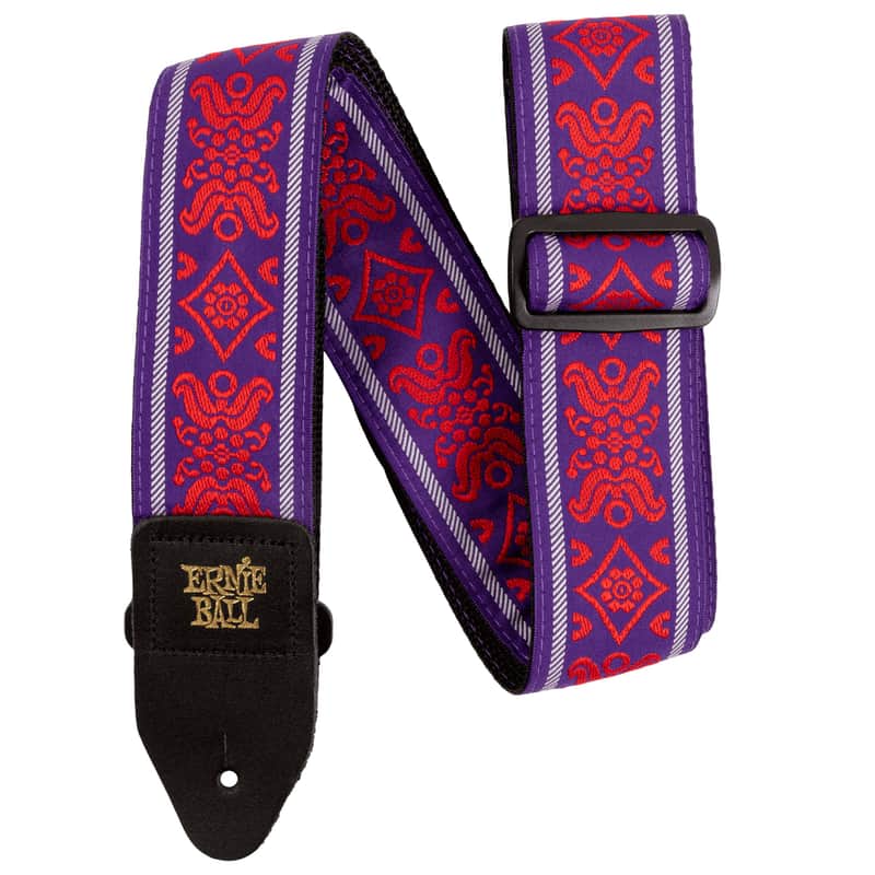 Ernie Ball Royal Flush Red Jacquard Strap image 1