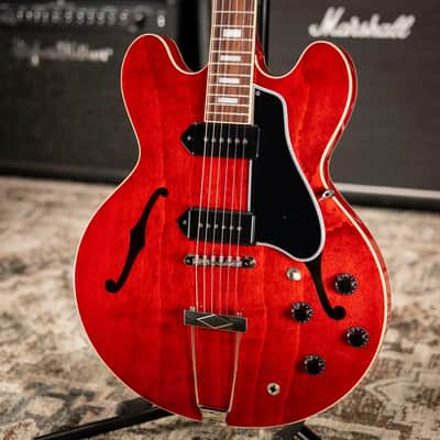 Gibson ES-330 Hollow Body Electric Guitar - Sixties Cherry with Hardshell Case image 3