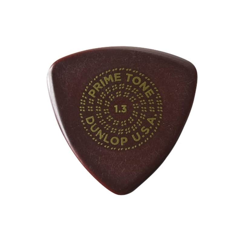 Dunlop 517P13 Primetone Small Tri Smooth 1.3mm Triangle Guitar Picks (3-Pack) image 1
