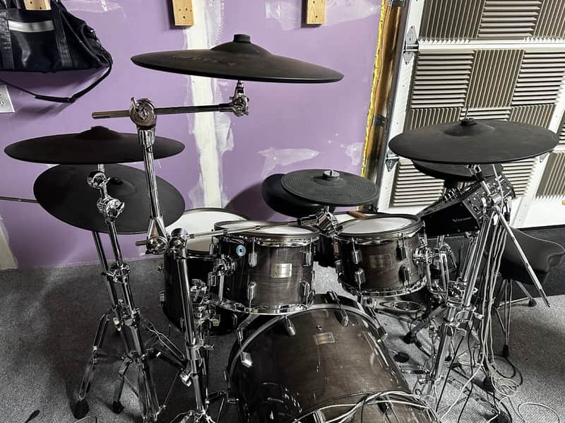 Roland VAD706 Acoustic Design Series Electronic V-Drum Kit 2021 - Present - Gloss Ebony image 1