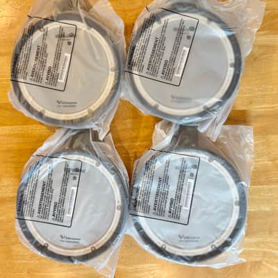 NEW 4X Roland PDX-8 8 inch Dual Zone Mesh Drum Pads Trigger-Black VDrum TD17 TD1 image 2