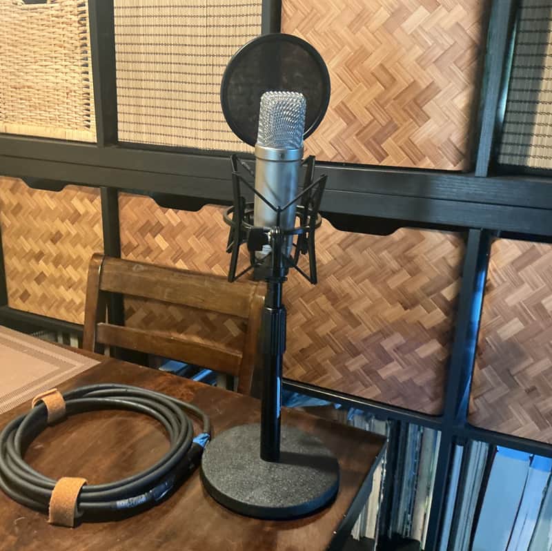 RODE NT1-A Large Diaphragm Cardioid Condenser Microphone 2002 - Present - Silver image 1
