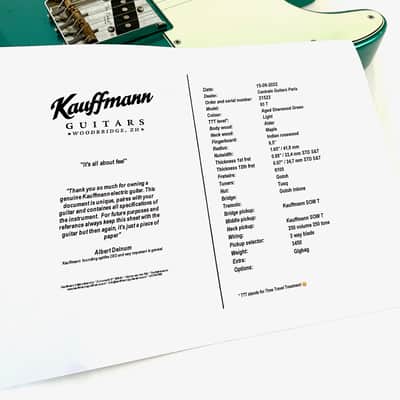 Kauffmann 63 T Aged Sherwood Green 2022 image 25