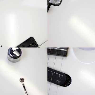 Vintage 1989-1991 Charvel Fusion Deluxe Electric Guitar, Flour (White), Japan, MIJ image 8