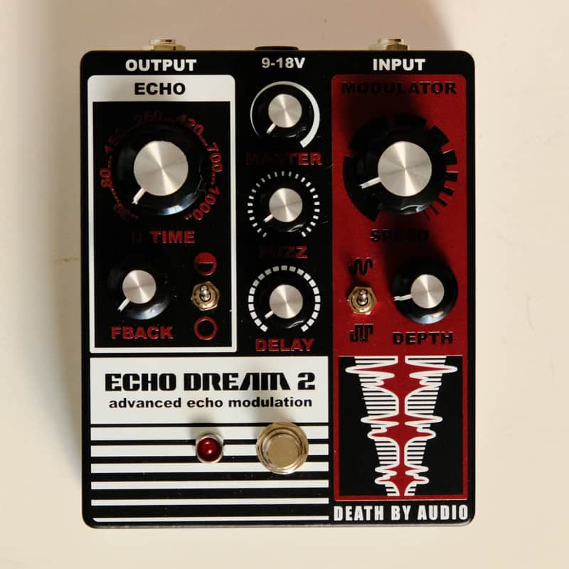 Death by Audio Echo Dream 2 Analog Delay w/Fuzz - Exclusive Red Finish image 1