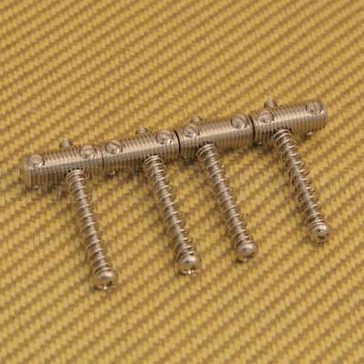BP-2125-001 (4) Threaded w/ Slotted Screws for Vintage P Precision or Jazz Bass Saddles