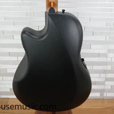 Ovation Pro Series 2771AX-5-G Balladeer Acoustic Electric Guitar - Black image 2