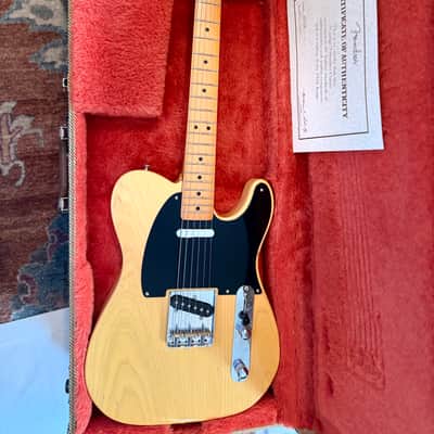1996 Fender Telecaster 1952 Reissue 52 Butterscotch Blonde image 13