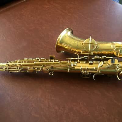 CONN GOLD PLATED ALTO STENBERG PORTRAIT RARE 1929 CHU BERRY FINISH 97% SAX SAXOPHONE ENGRAVING CRISP image 15