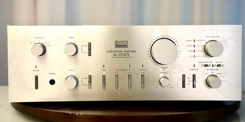 🔥🎶✨ Sansui AU-D707F Vintage Integrated Amplifier (100V