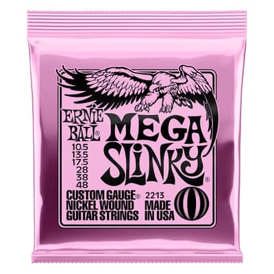 Ernie Ball 2213 Nickel Wound Mega Slinky Guitar Strings (10.5-48) image 1