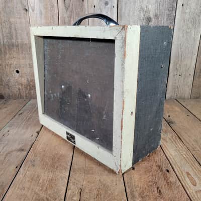 Kay K-504 Amplifier 1960s Cab with Mojotone Princeton Amp Kit Built In 2017 - Black and Creme image 4