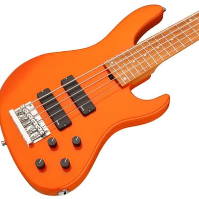 Sadowsky MetroExpress 5-String 24-Fret Modern Bass Roasted Maple Fingerboard 5-String Solid Candy Apple Orange Metallic High Polish image 7
