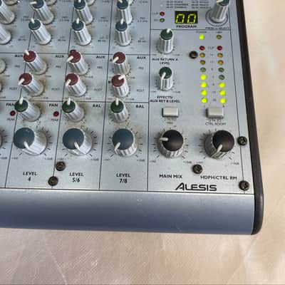 Alesis Multimix 8FX 8-FX 8-Channel Mixer w Power Supply Tested Works Great image 3