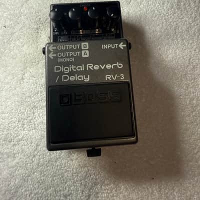 Pink Label! Boss RV-3 Digital Reverb/Delay 1997 Metallic Gray