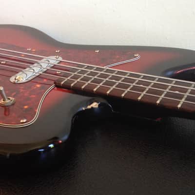Vintage Silvertone 1443 Bass Danelectro Hornet + Original Case image 12