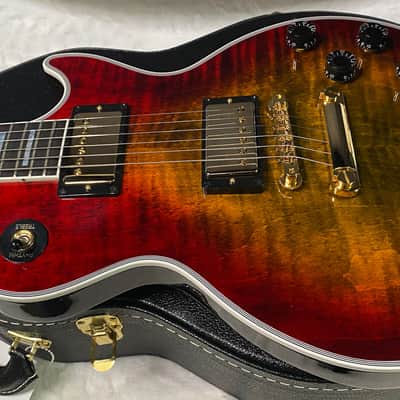 NEW! Gibson Les Paul Custom Axcess - Bengal Burst - ABSOLUTELY KILLER Flame! Only 8 lbs - Authorized Dealer - G07283 image 9