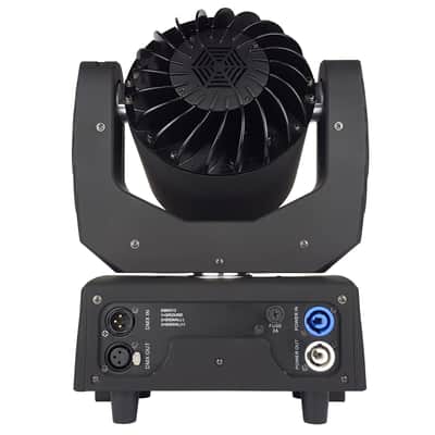 Blizzard Lighting Hypno Beam LED DMX DJ Stage Moving Head Lights 4 Pack w Bags image 9