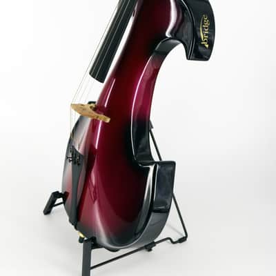 Bridge EC4 Draco Electric 4/4 Cello with Case and Bow - Red/Black image 4