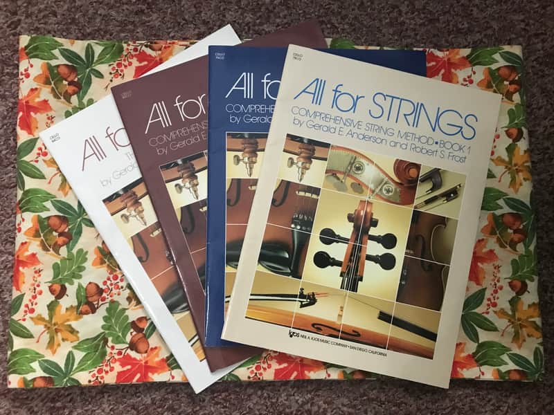 Neil A Kjos Music Company All for Strings - Cello - Comprehensive String Method books 1,2,3 and Theory Workbook 1 image 1