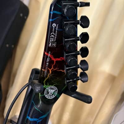 ESP LTD Eclipse Custom 87 NT - Rainbow Crackle image 6
