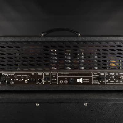 2005 Bogner Ecstasy 101B Top with Bogner 412ST Cab - Black | USA Boutique 3-Channel 100/50-Watt EL34 Tube Guitar Half Stack Amp Head Box with Class A/AB Switch image 11
