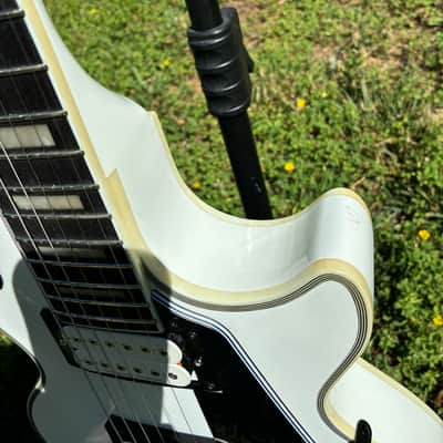 Upgraded Epiphone Les Paul Custom-Seymour Duncan-Road Runner HSC-Alpine White image 13