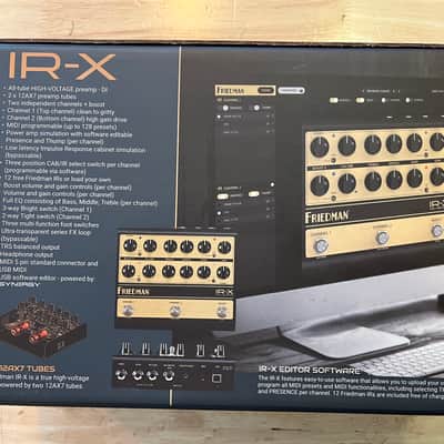 Friedman IR-X Dual Tube Preamp 2023 - Present - Gold / Black image 1