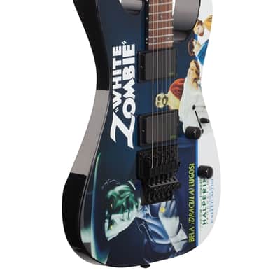 ESP LTD Kirk Hammett KH-WZ White Zombie Graphic Guitar image 9