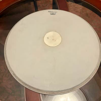 Trixon 20" Remo Weather King Bass Drum Head 60's - White image 1