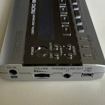 Boss Micro BR Digital Recorder M-BR w/ PSA-120S Power Supply image 6