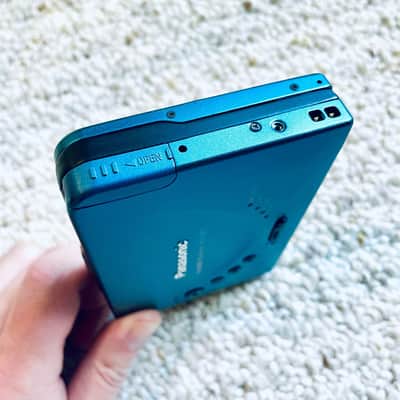 PANASONIC SX3 Walkman Cassette Player, EX Rare Blue ! Display or Repair ! image 7