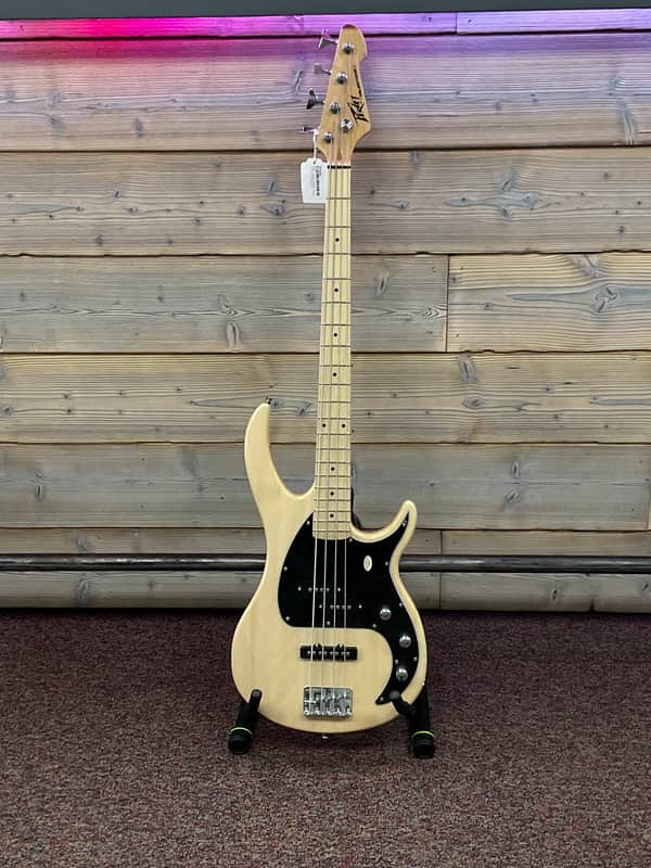 Peavey Milestone 4-String Electric Bass 2010s - Natural image 1