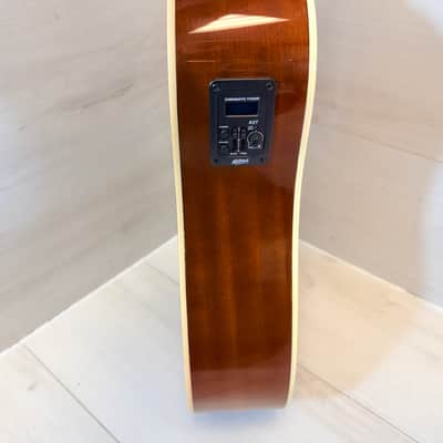 Mitchell EZB Super Short Scale Acoustic Bass Guitar Sunburst Acoustic-Electric Bass 2024 image 7