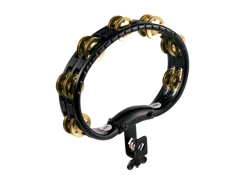 Meinl TMT2B-BK Mountable Tambourine with Brass Jingles image 1