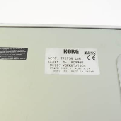 Korg Triton LE 61-Key Keyboard Workstation w/ Power Supply image 11
