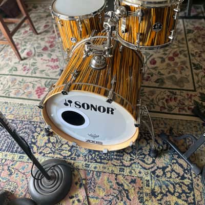 Sonor Delite 2010s - Tiger Stripe Vintage Maple 20, 14, 12 image 1